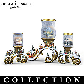 Bright Holiday Memories Candleholder Collection