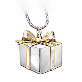 Mom, A Gift Of Love Diamond Pendant Necklace