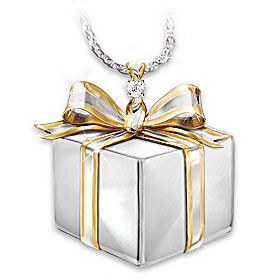 Sister's Gift Of Love Diamond Pendant Necklace