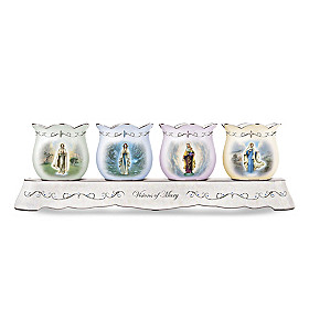 Our Lady of Lourdes Candleholder