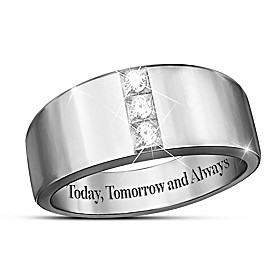 Today, Tomorrow And Always Diamond Ring