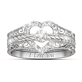 I Love You Diamond Ring