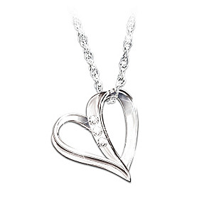 My Granddaughter, My Heart, My Love Pendant Necklace