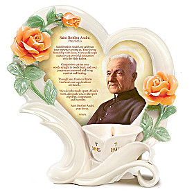 Saint Brother Andre Candleholder