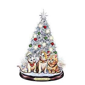 A Meow-y Christmas To All Tabletop Christmas Tree