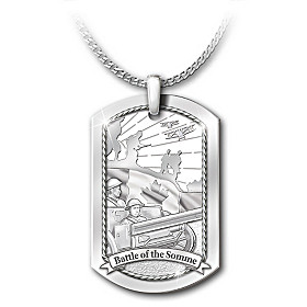 The Battle Of The Somme Pendant Necklace