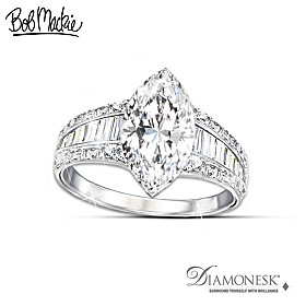 Bob Mackie Art Deco Diamonesk Ring