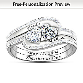 Together As One Personalized Ring