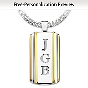 Always, My Grandson Personalized Pendant Necklace