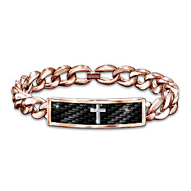 Power Of Faith Men's Diamond Bracelet