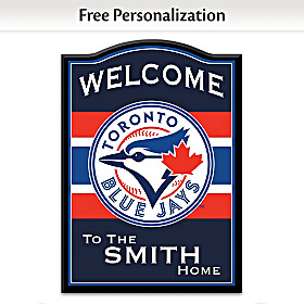 Toronto Blue Jays Personalized Welcome Sign