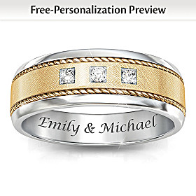 Timeless Love Personalized Diamond Ring