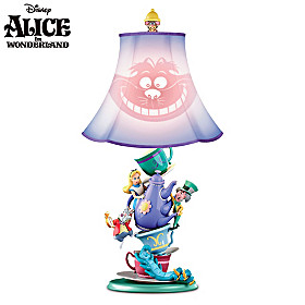 Disney Alice In Wonderland Mad Hatter's Tea Party Lamp
