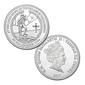 2017 Annual Remembrance Day Five Crowns Coin