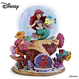 Disney The Little Mermaid Glitter Globe