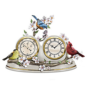 Nature's Timeless Moments Clock