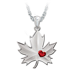 Proudly Canadian Pendant Necklace