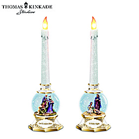 Thomas Kinkade Lights Of The Season Candle Set