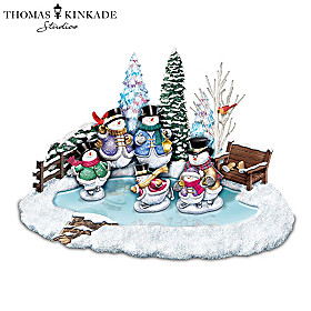 Thomas Kinkade Winter Wonderland Sculpture