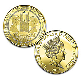 Queen Elizabeth II & Prince Philip Platinum Anniversary Coin