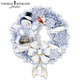 Thomas Kinkade Winter Wonderland Wreath
