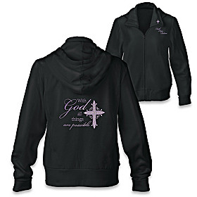 With God, All Things Are Possible Women's Hoodie
