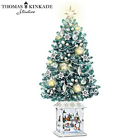Thomas Kinkade Festival Of Lights Christmas Tree