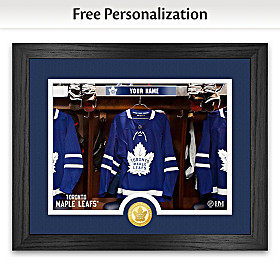 Maple Leafs&reg; Locker Room Personalized Wall Decor