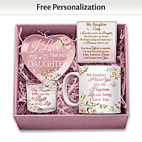 Daughter, I Love You Personalized Gift Box Set
