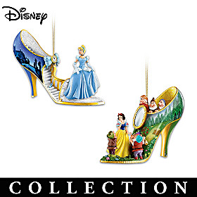 Disney Once Upon A Slipper Ornament Collection