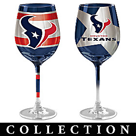 Houston Texans Wine Glass Collection