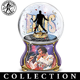 Elvis: Burning Love Glitter Globe Collection