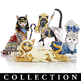Divine Feline Figurine Collection