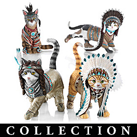 Feathers 'N Fur Kittens Figurine Collection