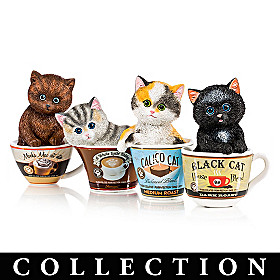 Kayomi Harai Coffee Cats Figurine Collection