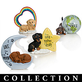 Our Love Is Out Of This World Dachshund Figurine Collection