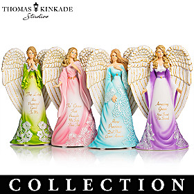 Thomas Kinkade's Amazing Grace Angels Figurine Collection
