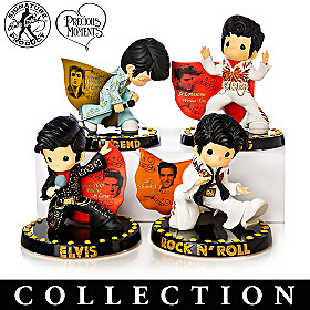 Precious Moments Rocking With The King Figurine Collection