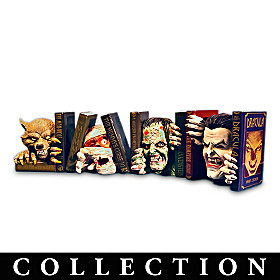 The Creatures Of The Night Bookshelf Sculpture Collection