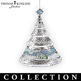 Thomas Kinkade Crystal Holidays Ornament Collection
