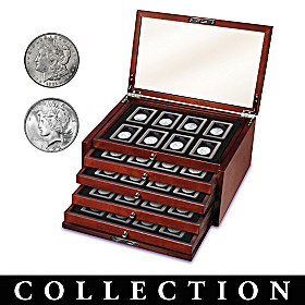 The Complete Morgan And Peace Silver Dollar Coin Collection