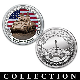 The World War II Golden Age Of Tanks Proof Coin Collection