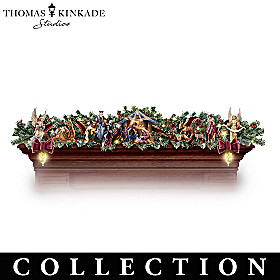 Thomas Kinkade Nativity Garland Collection