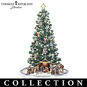 Thomas Kinkade Blessed Nativity Christmas Tree Collection