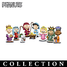 The PEANUTS Christmas Pageant Figurine Collection