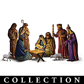 Greg Olsen Blessed Nativity Figurine Collection