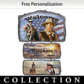 John Wayne Personalized Welcome Sign Collection