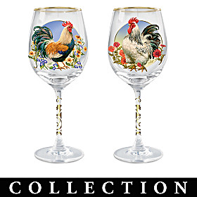 Country Charm Wine Glass Collection