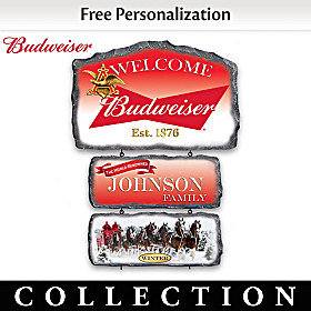 Budweiser Personalized Welcome Sign Collection