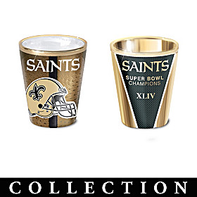 New Orleans Saints Shot Glass Collection